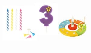 Bougies d'anniversaire