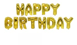 Ballons pour anniversaire