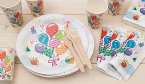 Vaisselles jetables de fête