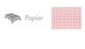 Sets de table en papier