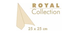Serviettes unies 25 x 25 cm