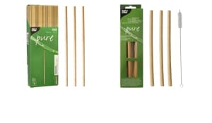 Pailles en bambou & paille