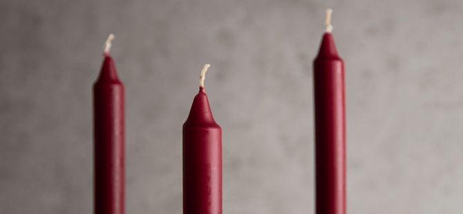 Bougies de table