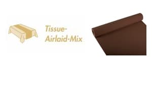 Chemins en tissu-airlaid