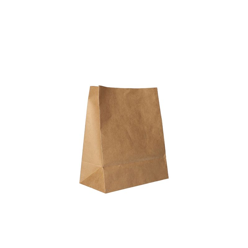 Blockbodenbeutel, Kraftpapier 22 x 18,5 x 9,7 cm braun - Bild 1 Blockbodenbeutel, Kraftpapier 22 x 18,5 x 9,7 cm braun - Bild 1