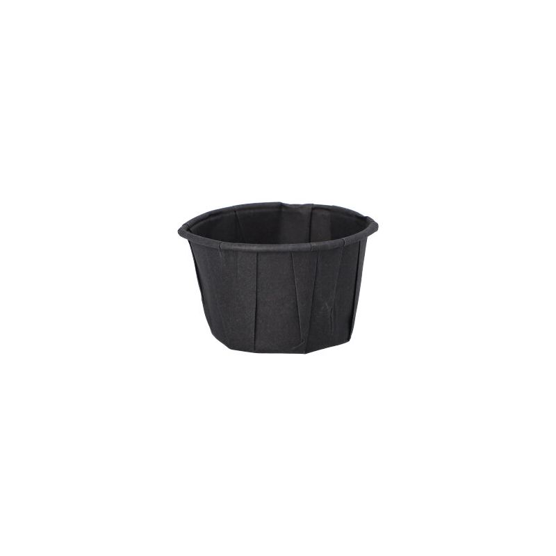 Dressingbecher aus Papier 50 ml Ø 5,8 cm · 3,5 cm schwarz - Bild 1 Dressingbecher aus Papier 50 ml Ø 5,8 cm · 3,5 cm schwarz - Bild 1