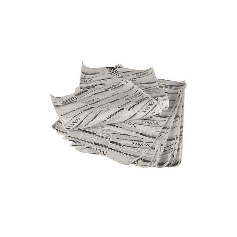 Einschlagpapiere, Pergamentersatz 35 x 25 cm "Newsprint" fettdicht - Bild 1 Einschlagpapiere, Pergamentersatz 35 x 25 cm "Newsprint" fettdicht - Bild 1