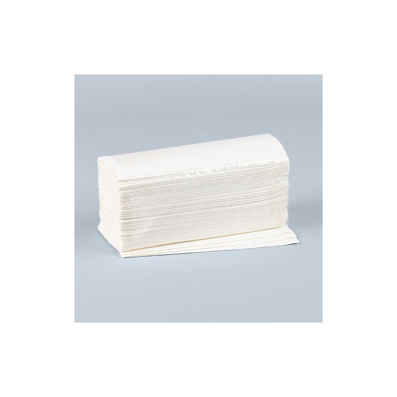 Handtuchpapier, C-Falz, 1-lagig, 50 x 25 cm, hochweiss - Bild 1