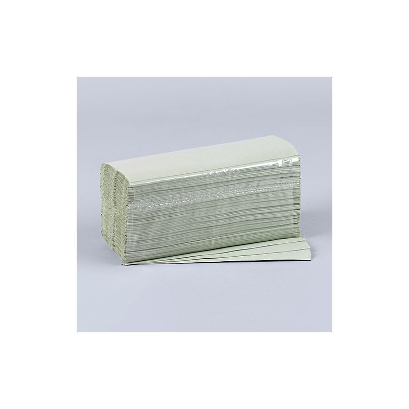Handtuchpapier C-Falz 25 x 33 cm grün 1-lagig (20 x 180) - Bild 1