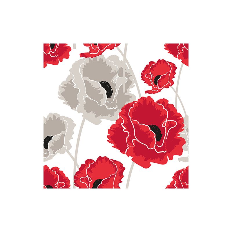 Servietten, 3-lagig 1/4-Falz 40 x 40 cm "Poppy" - Bild 1 Servietten, 3-lagig 1/4-Falz 40 x 40 cm "Poppy" - Bild 1