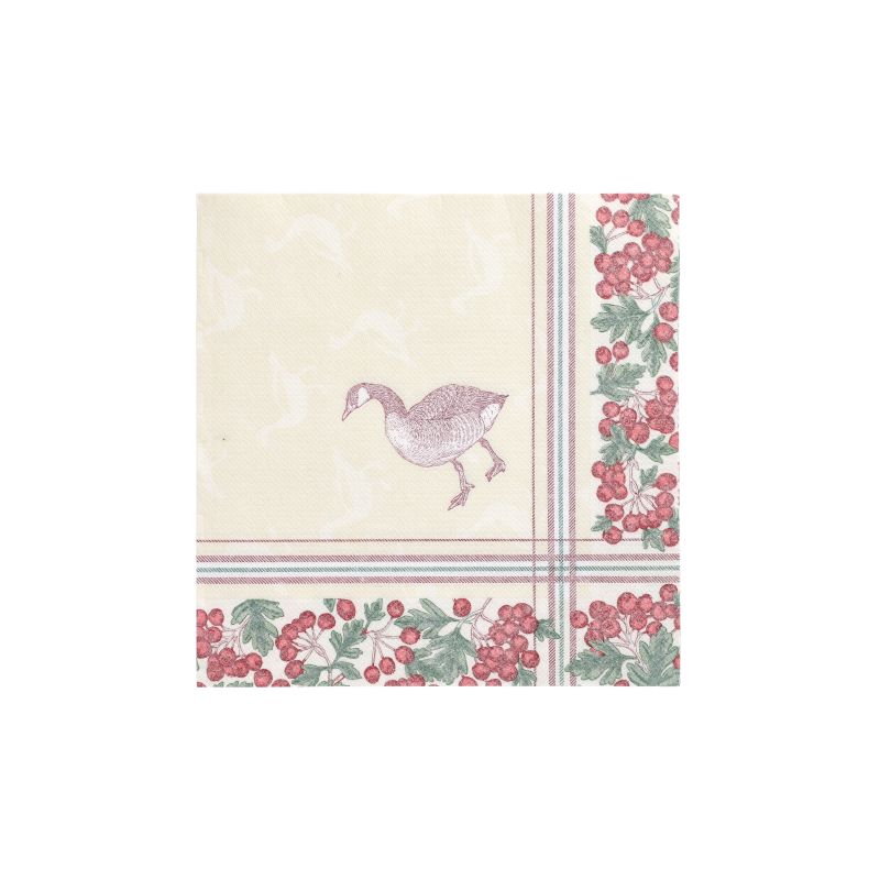 Servietten, "ROYAL Collection" 1/4-Falz 40 x 40 cm "Goose" - Bild 1