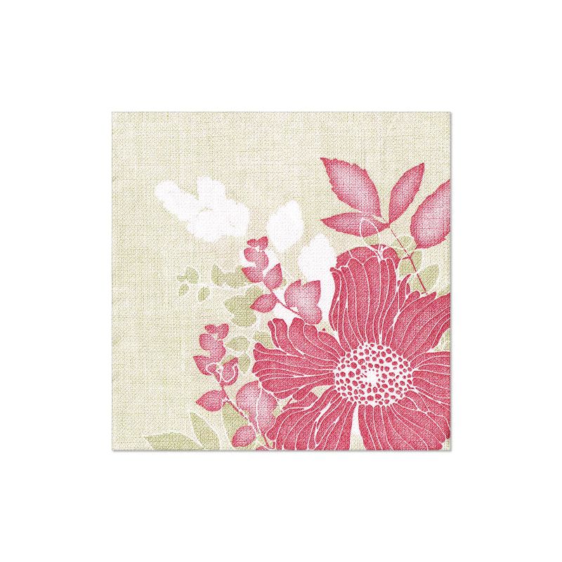 Servietten, fuchsia "ROYAL Collection" 1/4-Falz 40 x 40 cm "Annabel" - Bild 1