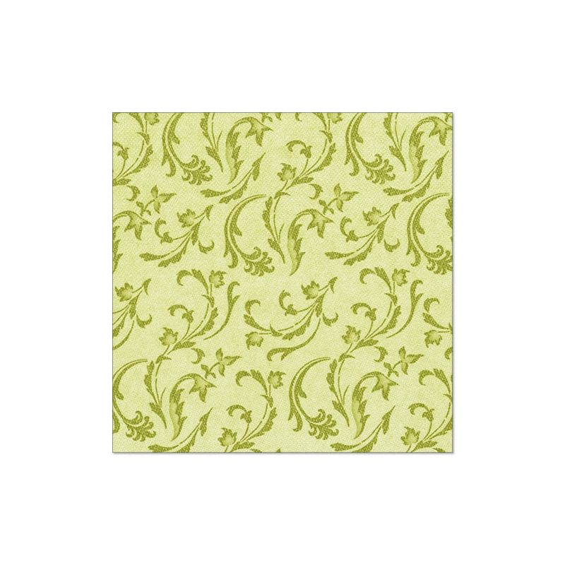 Servietten, olivgrün "ROYAL Collection" 1/4-Falz 40 x 40 cm "Damascato" - Bild 1