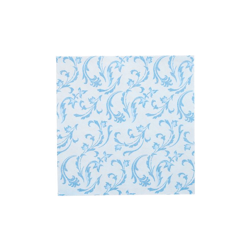 Servietten, türkis "ROYAL Collection" 1/4-Falz 40 x 40 cm "Damascato" - Bild 1