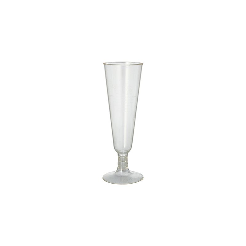 Stiel-Gläser für Sekt, PLA "pure" 0,1 l glasklar mit glasklarem Fuß - Bild 1 Stiel-Gläser für Sekt, PLA "pure" 0,1 l glasklar mit glasklarem Fuß - Bild 1