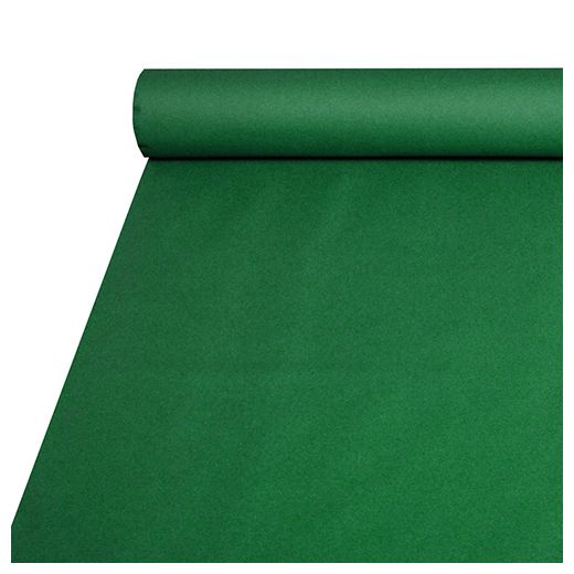 Nappe, aspect tissu, Airlaid 20 m x 1,2 m vert foncé 1