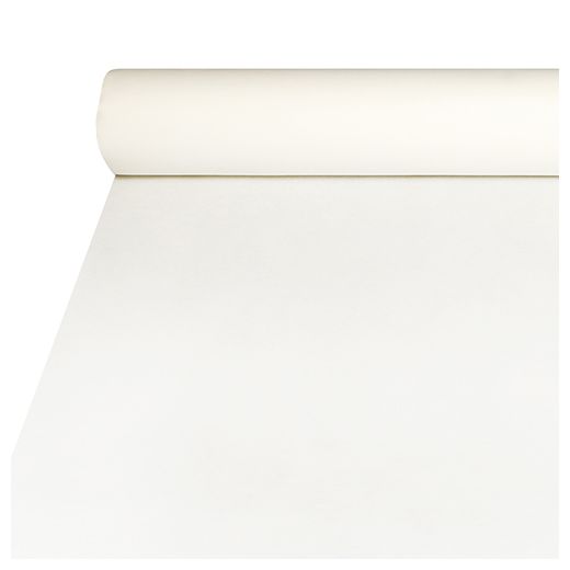 Nappe, aspect textile, Airlaid 20 m x 1,2 m blanc 1
