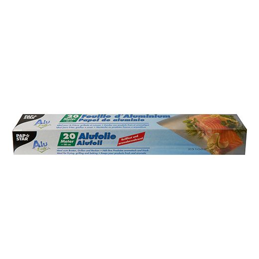 Feuille d'aluminium 20 m x 30 cm en boîte 1