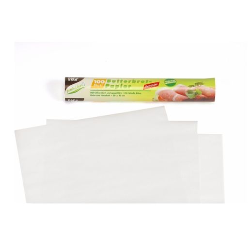 Papier sulfurisé 25 cm x 30 cm blanc 1