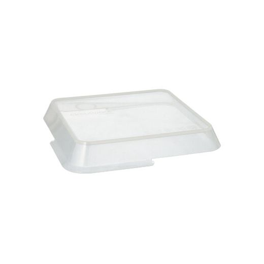 Couvercles pour boîtes alimentaires réutilisables carrées 2,5 cm x 15,6 cm x 15,6 cm transparent 1