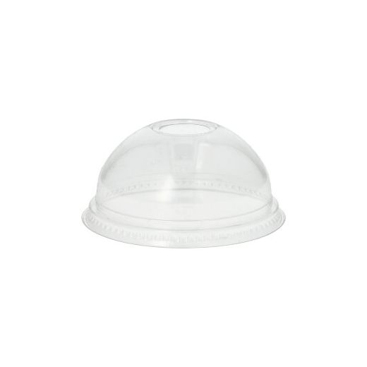 Couvercles bombes "Hurricane", PET ronds Ø 9,5 cm · 4,5 cm transparent avec ouverture 1