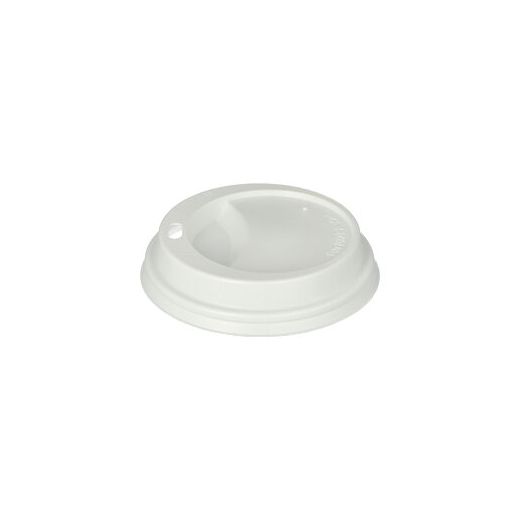 Couvercles bombés, PS "To Go" rond Ø 8 cm · 2 cm blanc 1