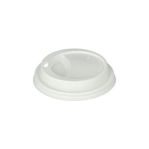 Couvercles bombés, PS "To Go" rond Ø 9 cm · 1,8 cm blanc 1