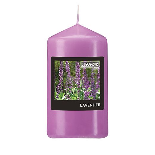 "Flavour by GALA" Bougie cylindrique parfumée Ø 58 mm · 110 mm violet - lavender 1