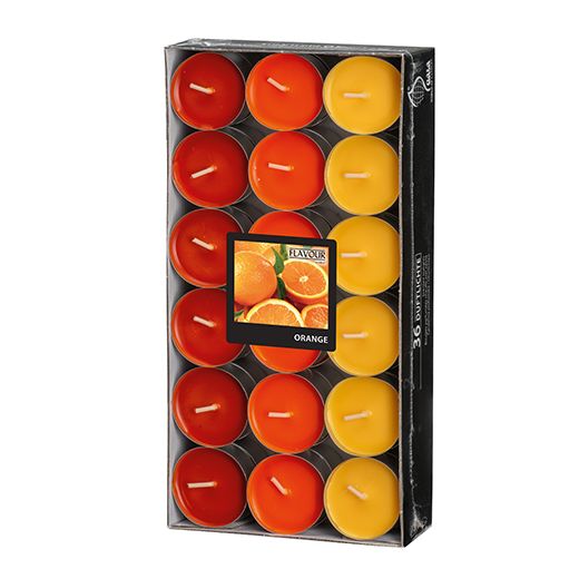 "Flavour by GALA" Lumière parfumée Ø 38 mm · 17 mm orange - orange "Ton sur ton" 1