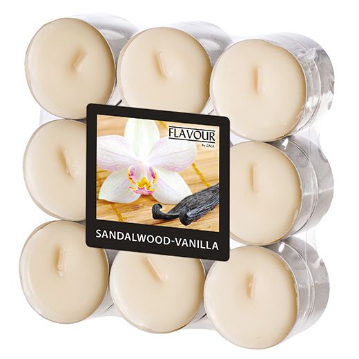 "Flavour by GALA" Lumière parfumée Ø 37,5 mm · 16,6 mm ivoire - Sandalwood-Vanilla 1