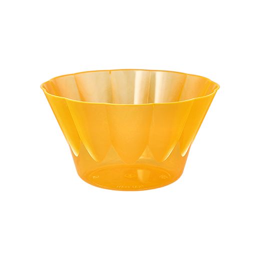 Coupes à glace et desserts en PS rond 500 ml Ø 13 cm · 7,5 cm orange 1