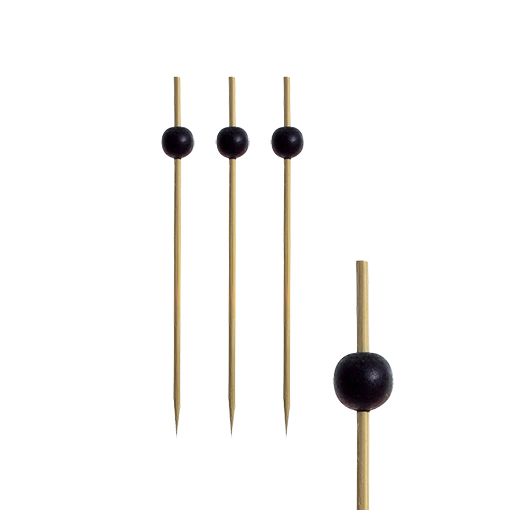 Piques apéritifs "Fingerfood" 12,5 cm "Black Pearl" 1