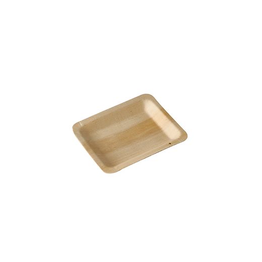 Mise en bouche - assiette en bois "pure" carrée 12 x 9,5 cm 1