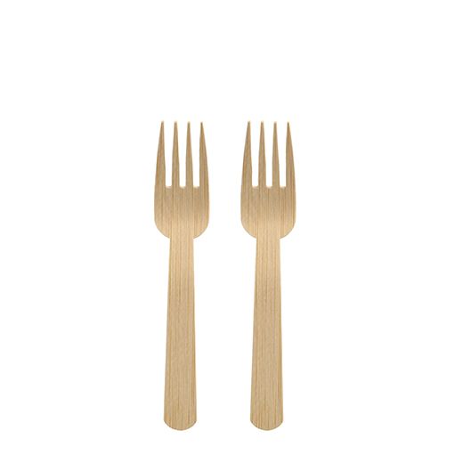 Fourchettes, bambou "pure" 14 cm 1