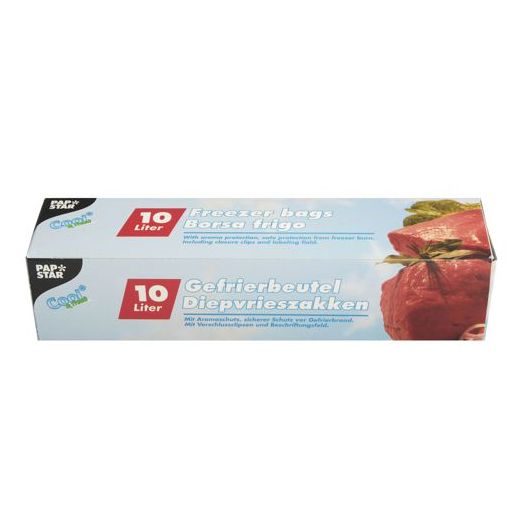 Sacs de congélation, LLDPE 10 l 60 cm x 40 cm transparent en boîte 1