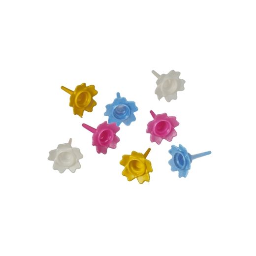 Support de bougies d'anniversaire couleurs assorties 1