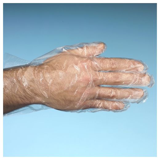 Gants, PE transparent pour homme, L 1