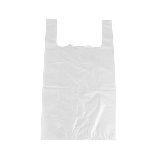 Sacs bretelle en H.D.P.E. 48 cm x 27 cm x 12 cm blanc 1