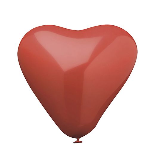 Ballons Ø 26 cm rouge "cœur" grande 1