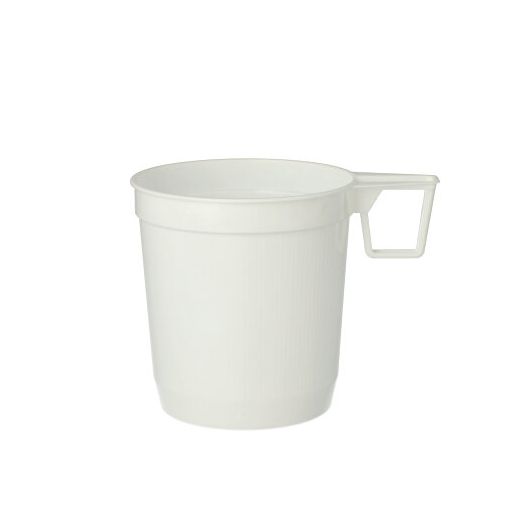 Tasses à café en PS 0,25 l Ø 8 cm · 8,5 cm blanc 1