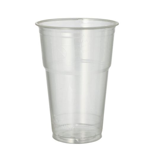 Gobelets pour boissons froides en P.L.A. "pure" 0,4 l Ø 9,5 cm · 13,2 cm transparent idéal pour biere 1