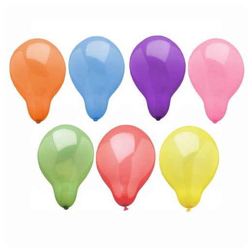 Ballons Ø 16 cm couleurs assorties 1