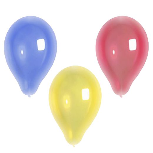 Ballons Ø 25 cm couleurs assorties "Crystal" 1