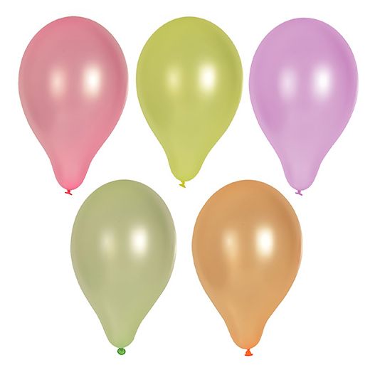 Ballons Ø 25 cm couleurs assorties "Neon" 1