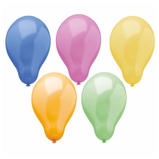 Ballons Ø 25 cm couleurs assorties "Trend" 1