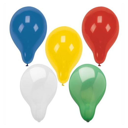 Ballons Ø 32 cm couleurs assorties 1