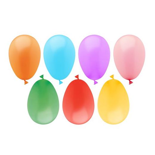 Ballons couleurs assorties "Bombes à eau" 1