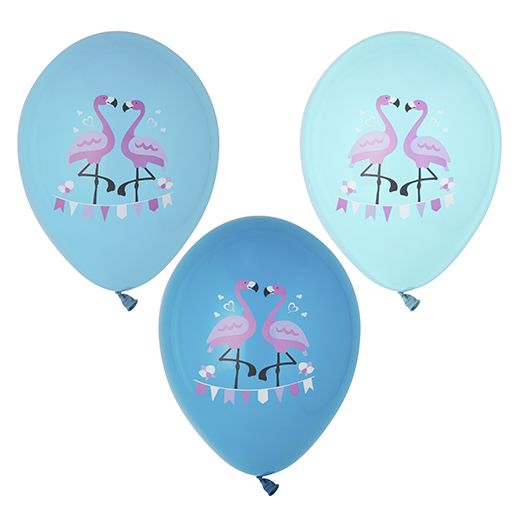 Ballons Ø 29 cm couleurs assorties "Flamingo" 1