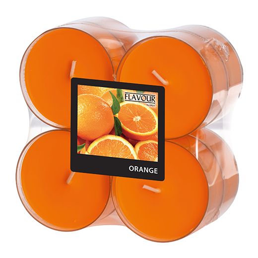 "Flavour by GALA" Bougies parfumées maxi Ø 59 mm · 24 mm orange - orange en polycarbonate 1