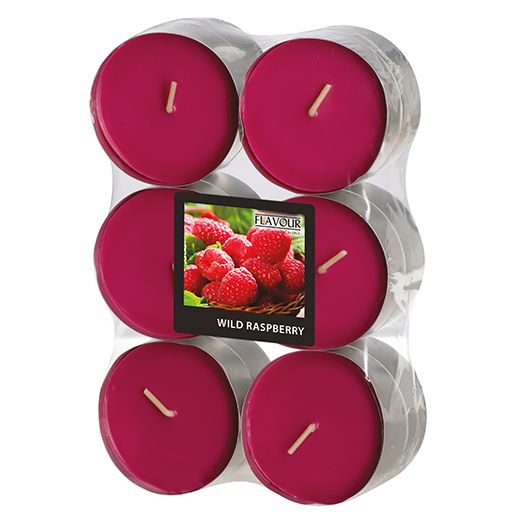 "Flavour by GALA" Bougies parfumées maxi Ø 58 mm · 24 mm lie de vin - Wild Raspberry 1